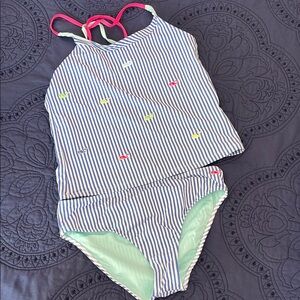 Vineyard Vines Blue and White Bikini with Seersucker Stripes